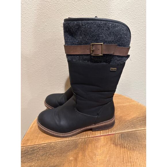 Rieker Dominika black riding boots size 38 (7) - Picture 3 of 7